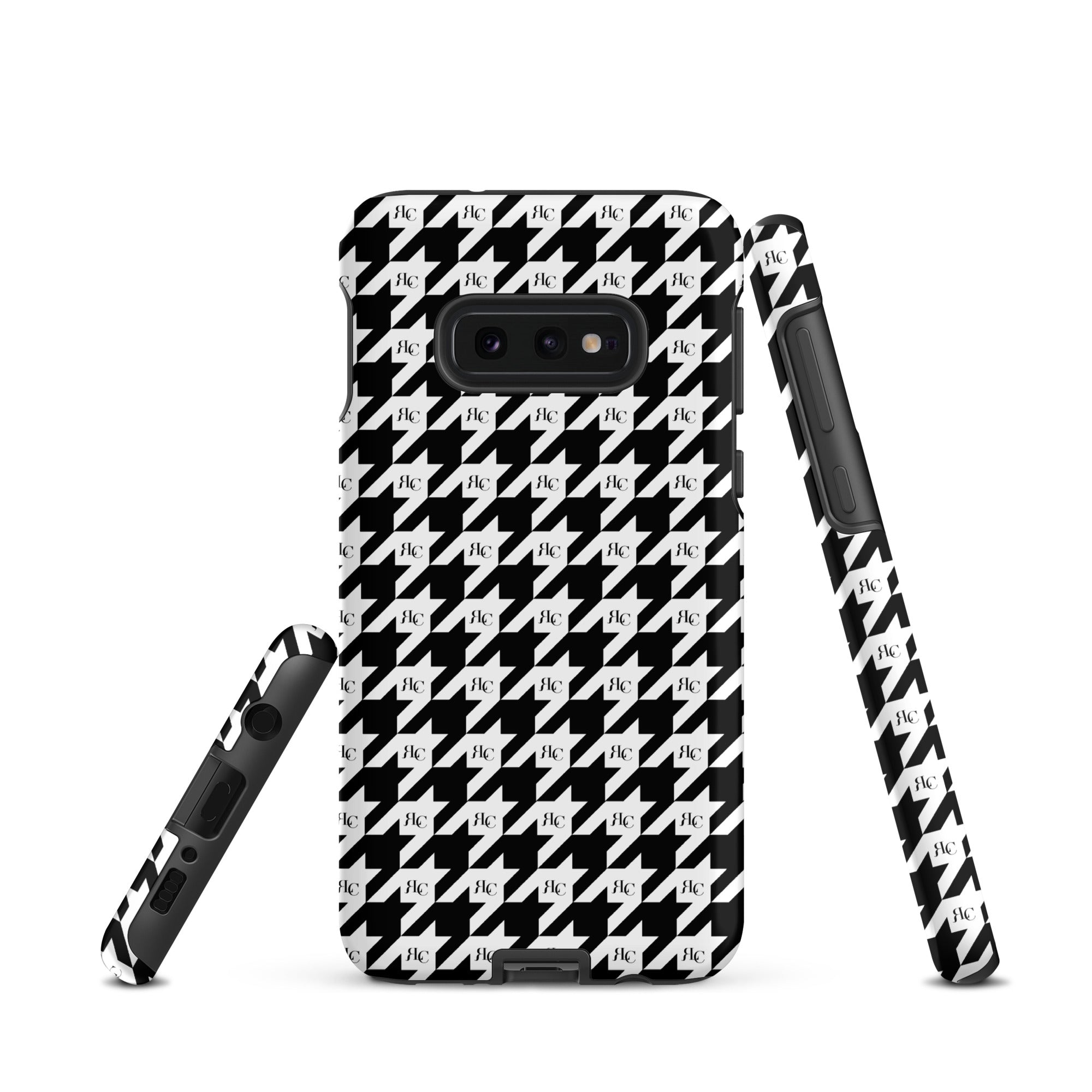 RLC Logo Houndstooth Print Tough case for Samsung® - Respectez Le Code