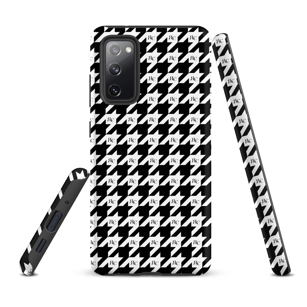 RLC Logo Houndstooth Print Tough case for Samsung® - Respectez Le Code