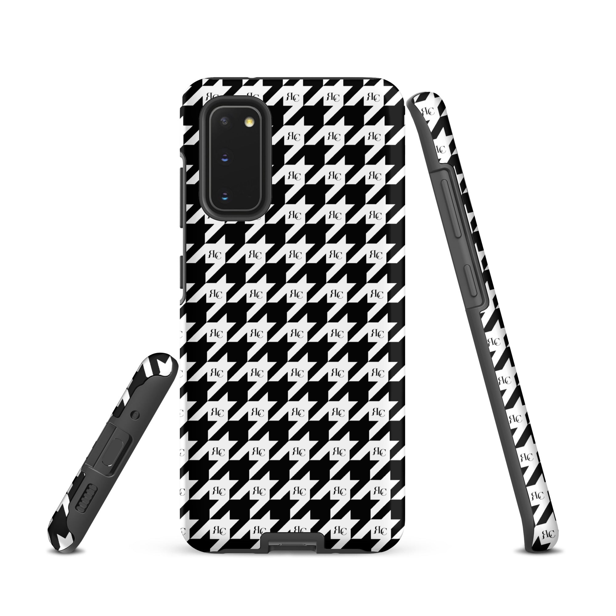 RLC Logo Houndstooth Print Tough case for Samsung® - Respectez Le Code