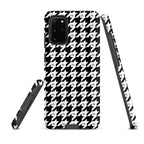 RLC Logo Houndstooth Print Tough case for Samsung® - Respectez Le Code