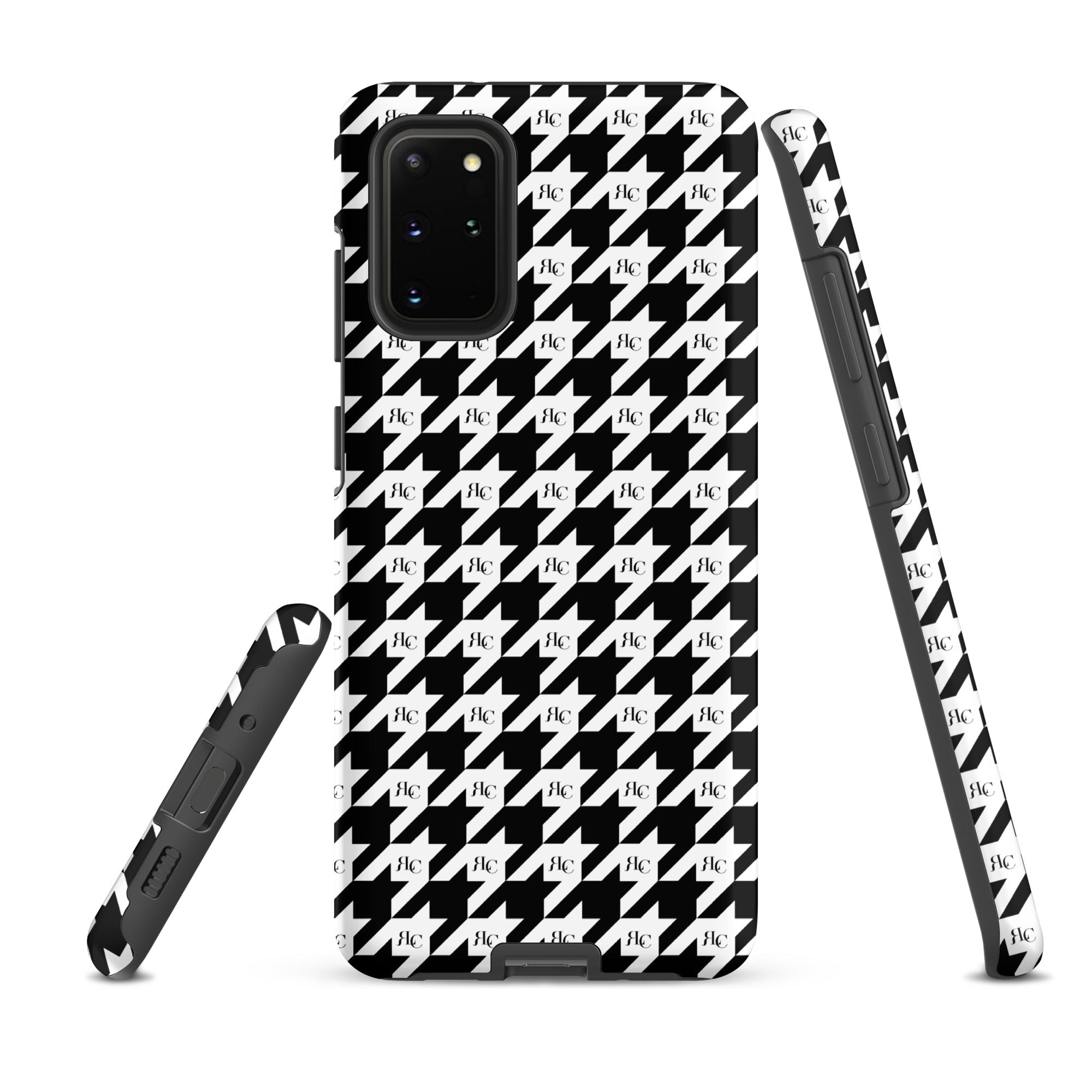 RLC Logo Houndstooth Print Tough case for Samsung® - Respectez Le Code