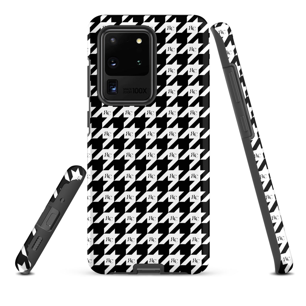 RLC Logo Houndstooth Print Tough case for Samsung® - Respectez Le Code