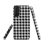 RLC Logo Houndstooth Print Tough case for Samsung® - Respectez Le Code