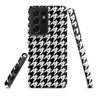 RLC Logo Houndstooth Print Tough case for Samsung® - Respectez Le Code