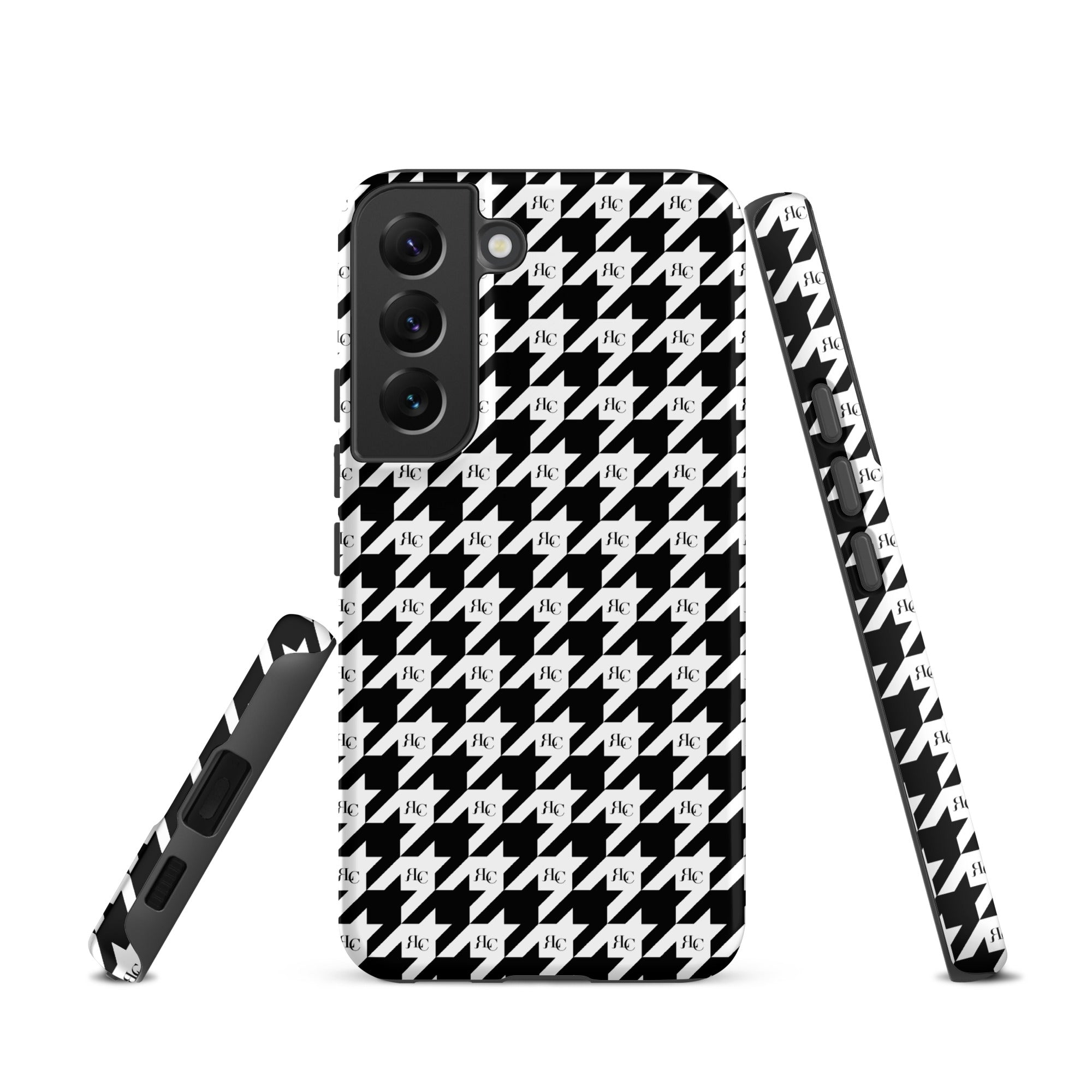 RLC Logo Houndstooth Print Tough case for Samsung® - Respectez Le Code