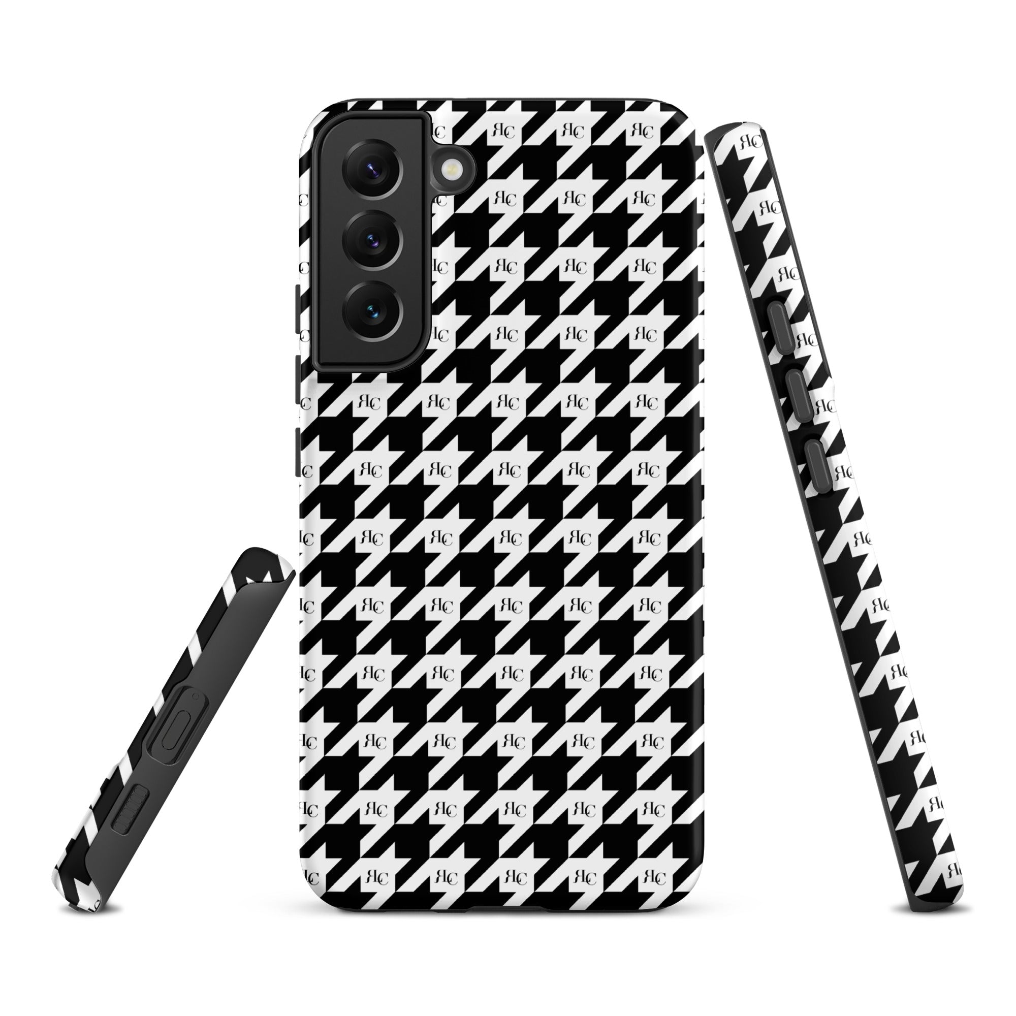 RLC Logo Houndstooth Print Tough case for Samsung® - Respectez Le Code