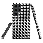 RLC Logo Houndstooth Print Tough case for Samsung® - Respectez Le Code