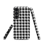 RLC Logo Houndstooth Print Tough case for Samsung® - Respectez Le Code