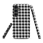 RLC Logo Houndstooth Print Tough case for Samsung® - Respectez Le Code