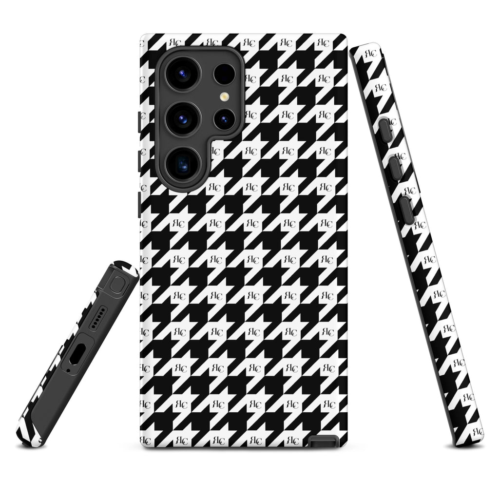 RLC Logo Houndstooth Print Tough case for Samsung® - Respectez Le Code
