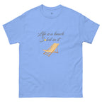 Life's a Beach Soleil (So Lay) In It Classic Tee - Respectez Le Code
