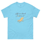 Life's a Beach Soleil (So Lay) In It Classic Tee - Respectez Le Code