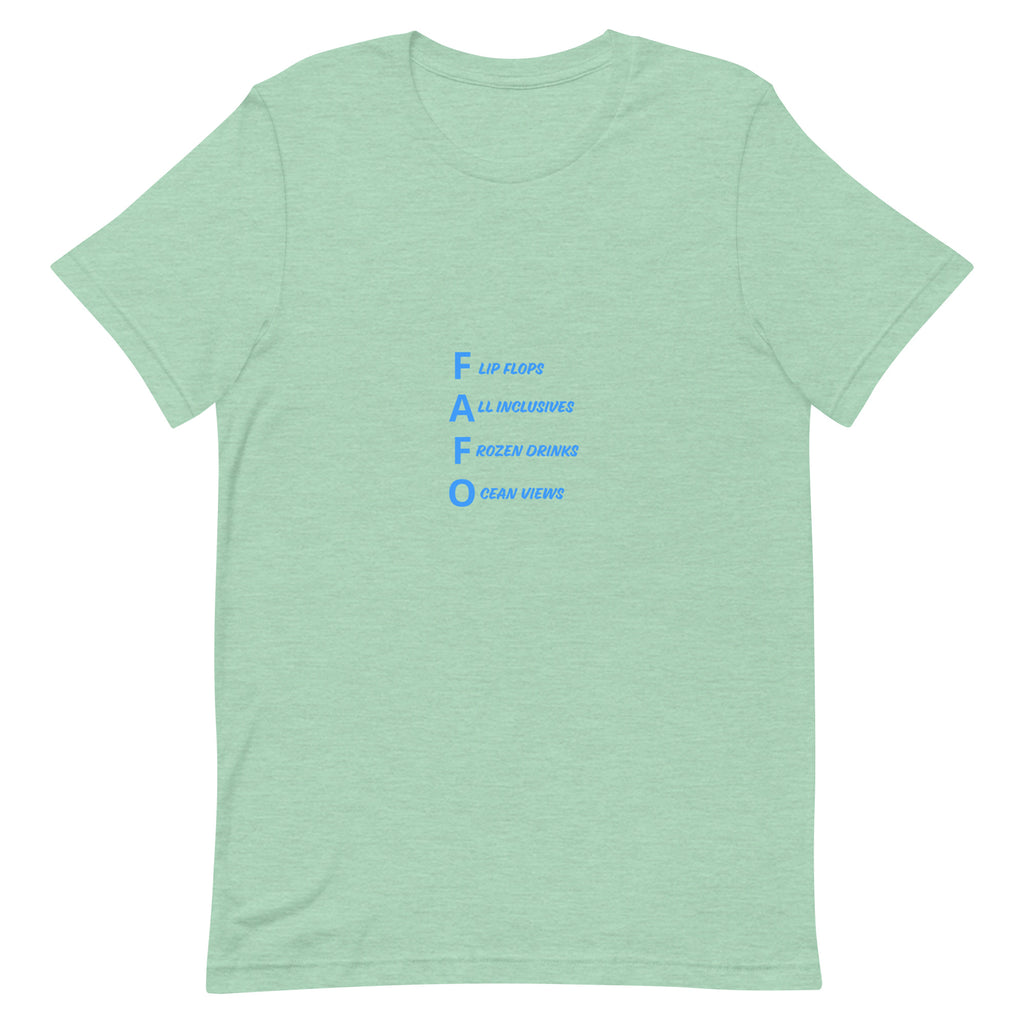 FAFO Vacation Vibes Unisex T-shirt - Respectez Le Code